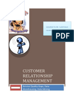 Customer Relationship Management: Service Quality Gaps, Data Warehousing, Data Mining