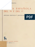(Biblioteca Románica Hispánica) Concha Zardoya - Poesía Española Del 98 y Del 27 - Estudios Temáticos y Estilísticos-Gredos (1968)