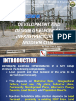 Development and Design of Electrical Infrastructures in Modern Cities