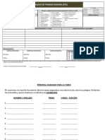 Analisis de Trabajo Seguro