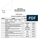 Plan de Evaluacion Tic 1-1