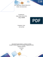 Análisis de operaciones de manufactura flexible