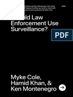 Cole - Should Law Enforcement Use Surveillance
