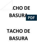 Tacho de Basura