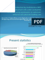 Bio Electricity Production by Mediator Less MFC (Microbial Fuel