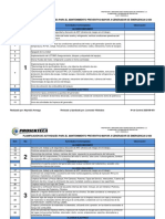 Planificacion de Actividades Generador de Emergencia g660