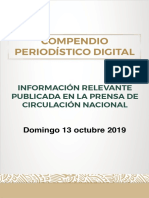 13 Octubre 2019 Compendio