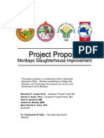 PROJECT PROPOSAL - Monkayo Slaughterhouse Improvement