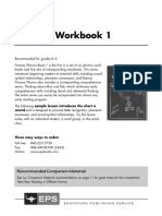 Workbook 1: Primary Phonics Book 1 Is The First in A Set of Six Phonics Work