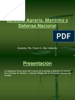 Curso de Derecho Agrario, Marítimo y Defensa Nacional
