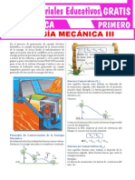 Principio de Conservación de La Energía Mecánica para Primer Grado de Secundaria