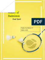 History of Badminton: Dual Sport
