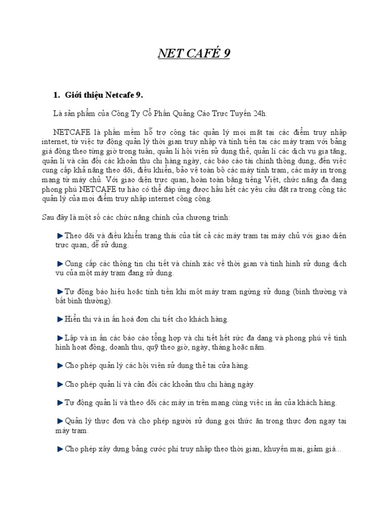 Net Cafe | PDF