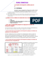 Criterios para elegir el modo de transporte de carga