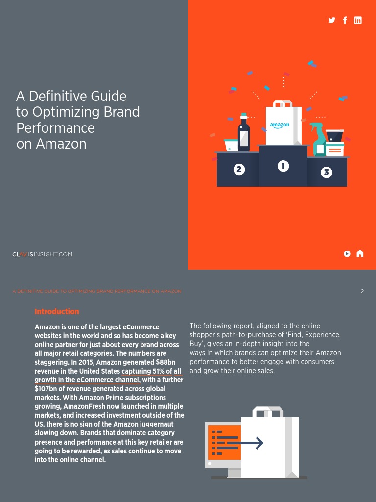 Optimizing Brand Performance on Amazon | PDF | Brand | Retail