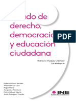 Estado de Derecho Democracia y Educación Ciudadana