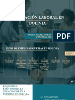 Legislación Laboral en Bolivia