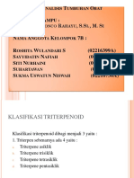 Kelompok 7 - PPT Triterpenoid - S1 Farmasi Transfer