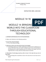 Module 14-16 - Prof Ed 2 - The Teaching Profession (Atiga, Angeline A. Btled 2a)