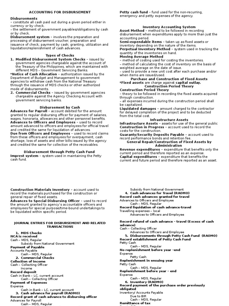 Government Accounting Midterm | PDF | Expense | Payroll