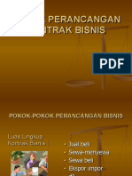 Teknik Perancangan Kontrak Bisnis 1