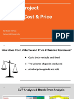 Budget Project Volume Cost Price