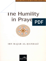 Ibn Rajab - The Humility in Prayer