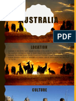 Australia: Location, Culture and Gastronomy