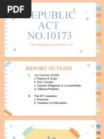 Republic ACT NO.10173: The Philippines Data Privacy Act