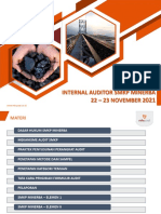 Workshop: Internal Auditor SMKP Minerba 22 - 23 NOVEMBER 2