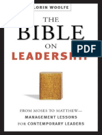 Lorin Woolfe - The Bible On Leadership - From Moses To Matthew - Management Lessons For Contemporary Leaders (2002, American Management Association)
