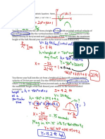 Notes Filled Word Problems Quadratics