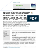 Bloodstream Infections in Hospitalized Adultswith Dengue Fever