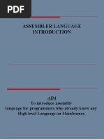 Assembler Intro