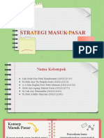 Strategi Masuk Pasar