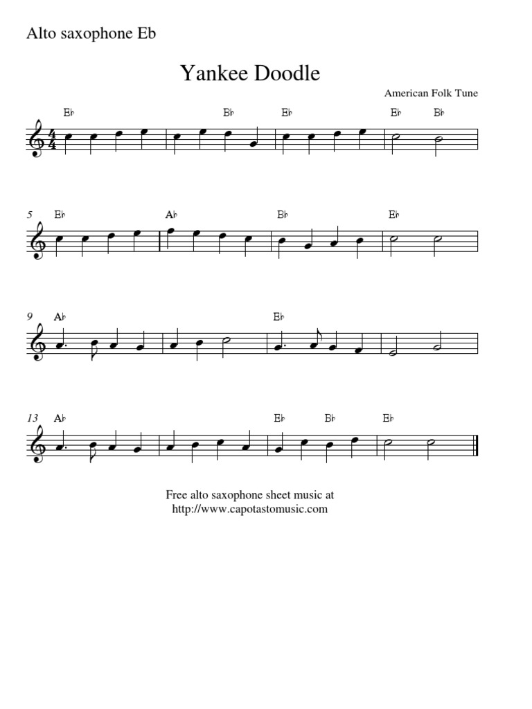 yankee-doodle-alto-sax-shhet-music-pdf-saxophone-elementary-organology