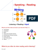 Listening - Speaking - Reading: Writing