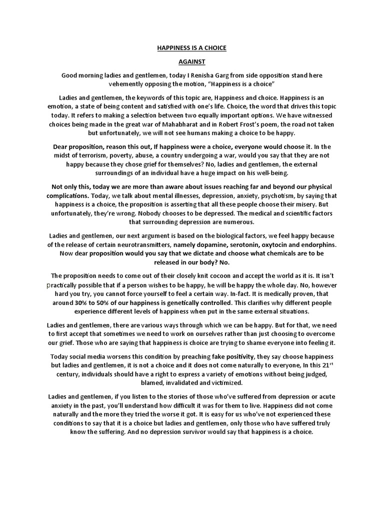 happiness-is-a-choice-pdf-happiness-emotions