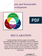 Environment and Sustainable Development: Key Issues/TITLE
