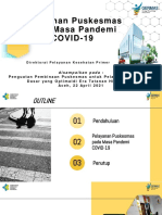 Pelayanan Kesehatan Puskesmas Pada Masa Pandemi COVID-19 - Aceh 22 April 2021