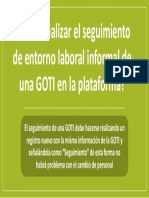 Cómo Realizar El Seguimientode Entorno Laboral Informal de Una GOTI en La Plataforma