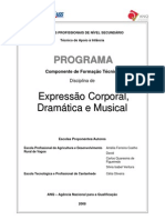 Cursos de Expressão Corporal, Dramática e Musical