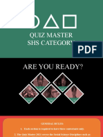 Shs Quiz Master
