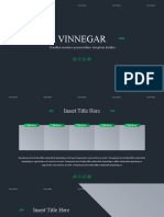 Vinnegar: Creative Modern Presentation Template Builder