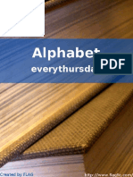 Everythursday - Alphabet (Rated MT)
