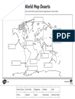 labeling desert world map