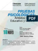 Brochure Pruebas Psicologicas 2018