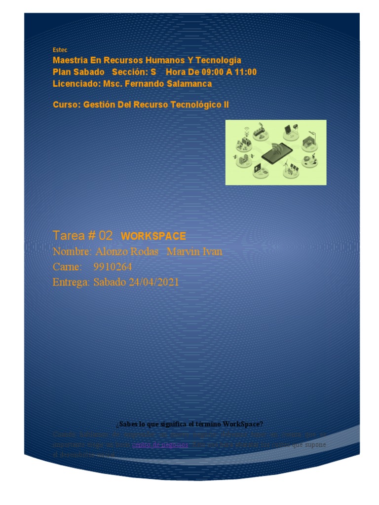 TRAB#02 Work Space | PDF | Business | Economias