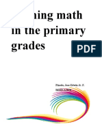 Discuss The Principles of Teaching That Is Appropriate For Primary Grade Learners Pineda