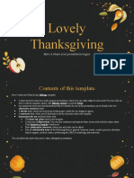 Lovely Thanksgiving Presentation